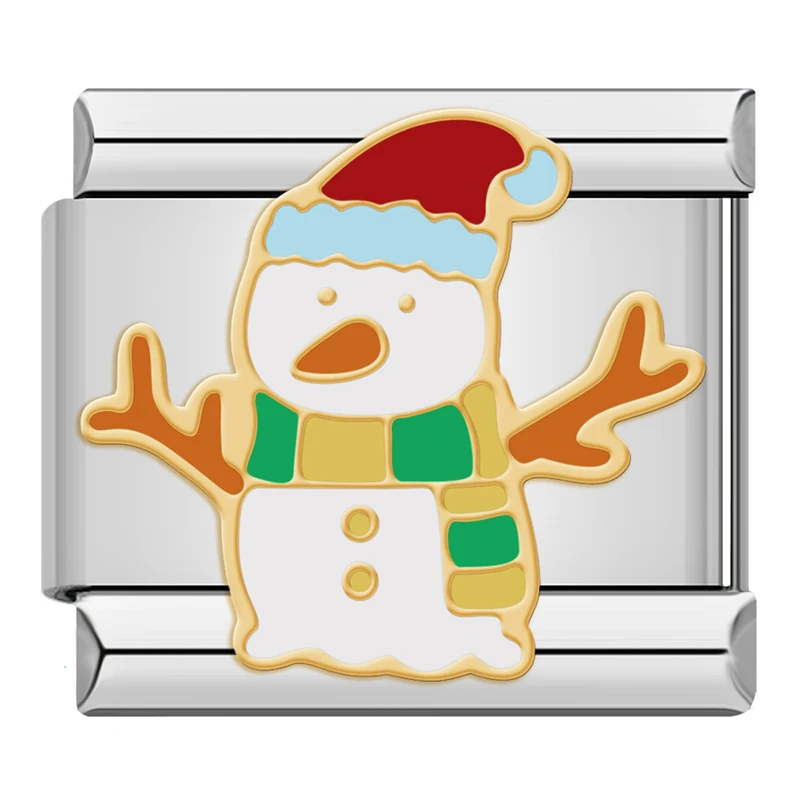 Christmas and Colourful Heart Italian Charms - Image 35