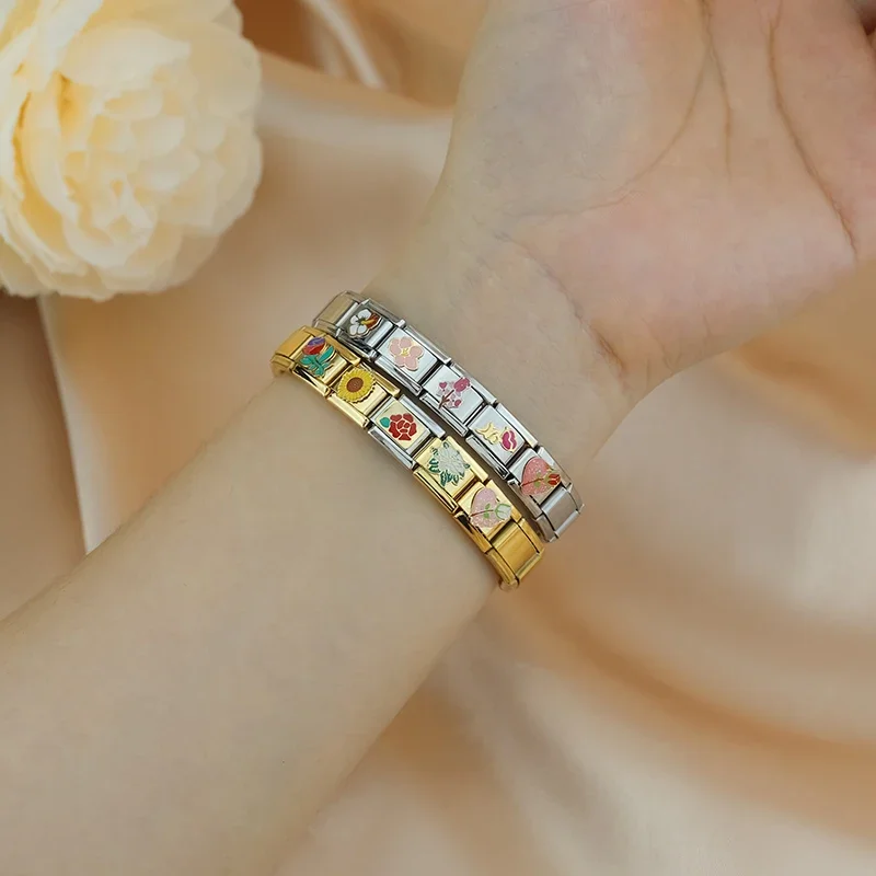 Flower Garden Italian Charms - Image 2