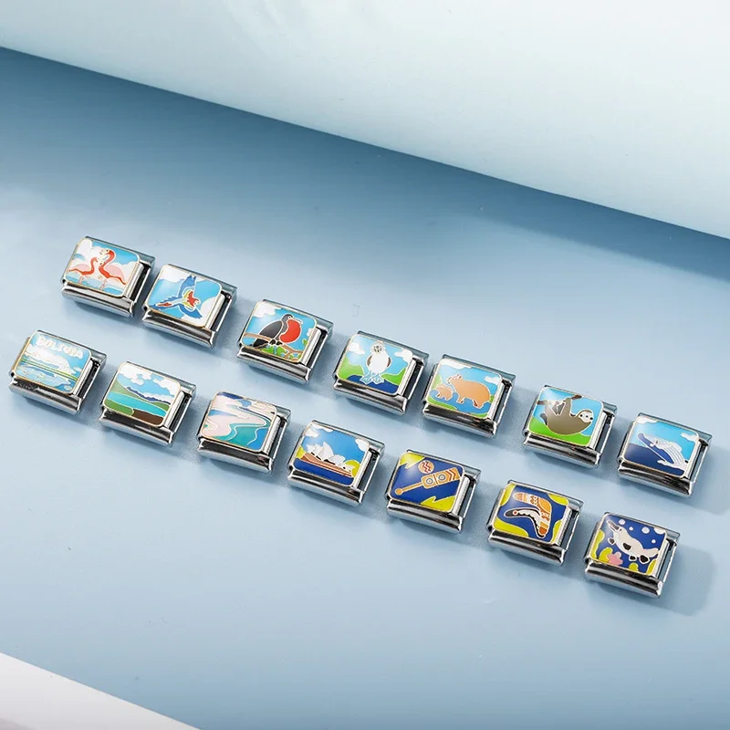 World Wildlife and Travel Italian Charms