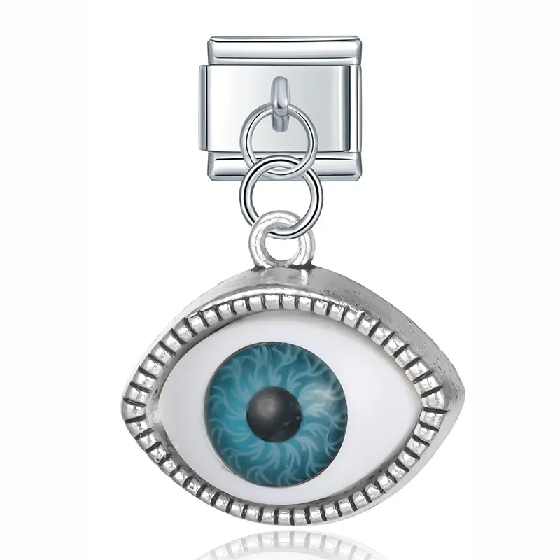Evil Eye and Hamsa Dangle Italian Charms - Image 15