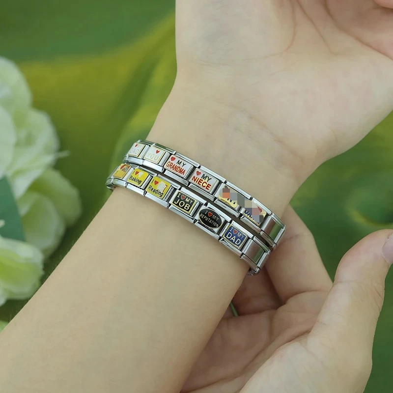 I Love My Family Italian Charms - Image 2