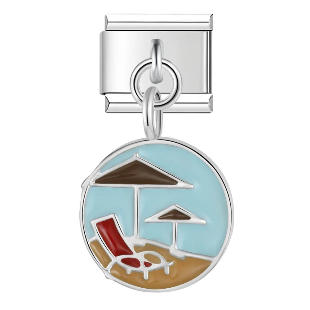Beach Holiday Dangle Italian Charms - Image 12