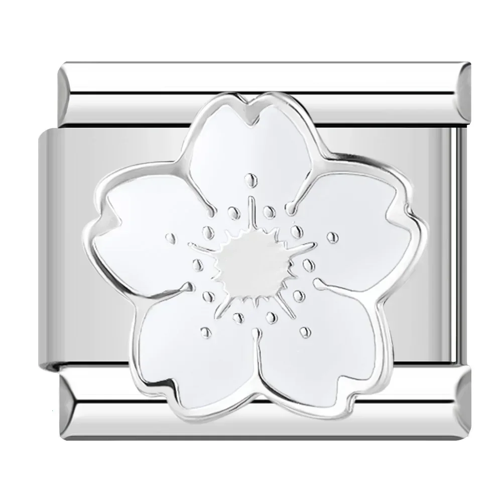 Colourful Heart and Flower Italian Charms - Image 11