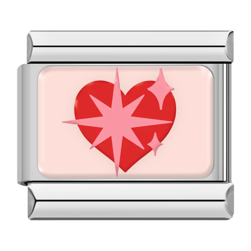 Pink Love and Sweet Heart Italian Charms - Image 8