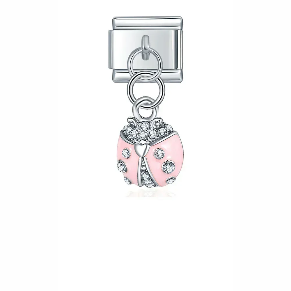 Crystal Animal and Symbol Dangle Italian Charms - Image 16