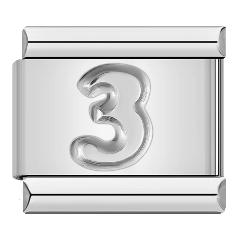 Number Italian Charms - Image 11