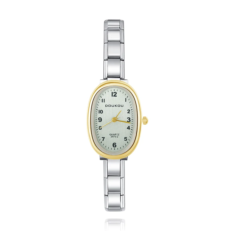 Ellipse Crystal Italian Charm Watch - Image 5