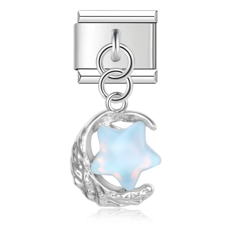 Sun, Bell and Turtle Dangle Italian Charms - Image 15