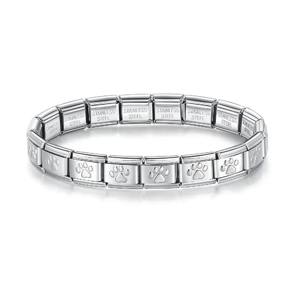 Cat Paw Italian Charm Bracelet - Image 18