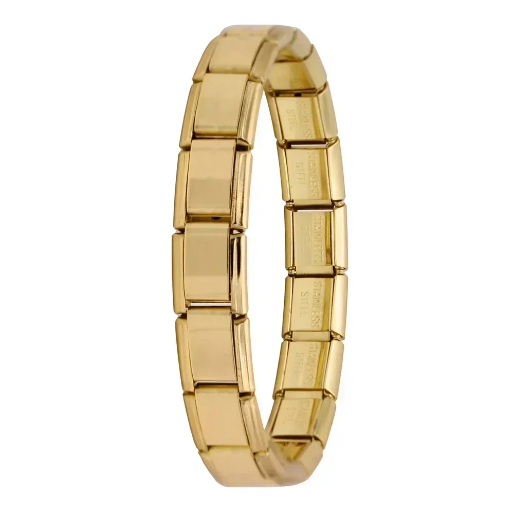 Italian Charm Bracelet Base, 9 mm Stainless Steel - Image 21
