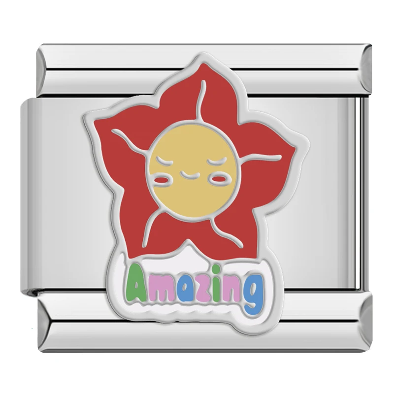 Bee Happy Fun Slogan Italian Charms - Image 8