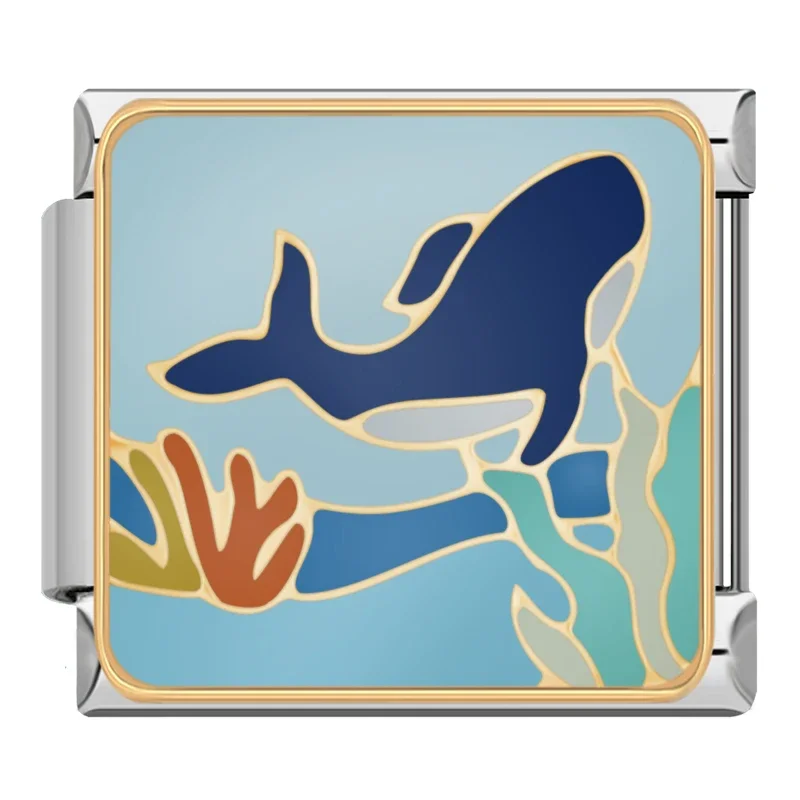 Sloth, Dolphin and Wish Italian Charms