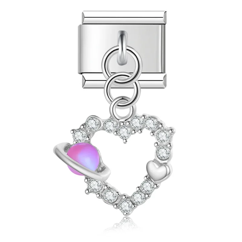 Sun, Bell and Turtle Dangle Italian Charms - Image 13