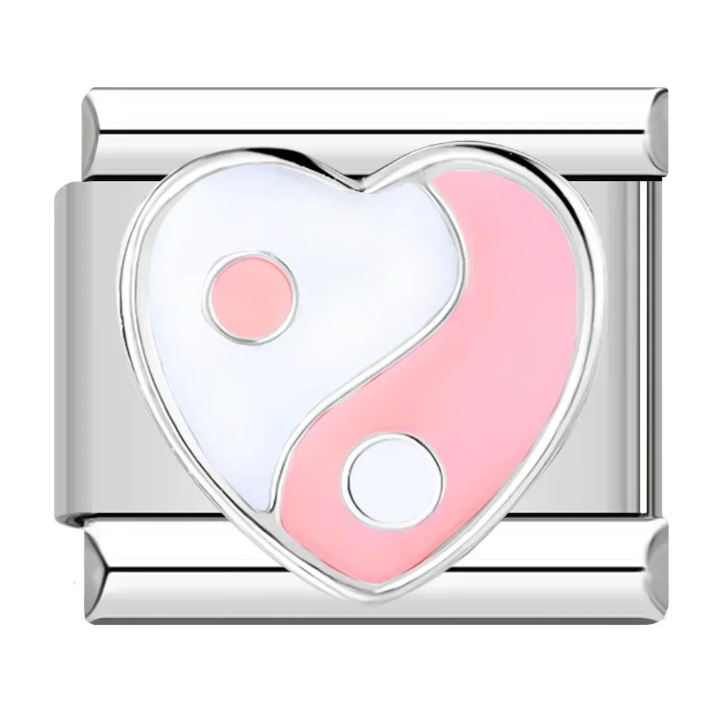 Colourful Heart and Flower Italian Charms - Image 6