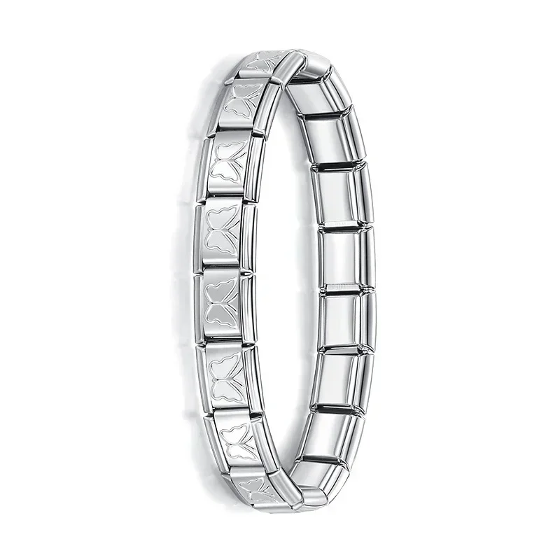Italian Charm Bracelet Base, 9 mm Stainless Steel - Image 17