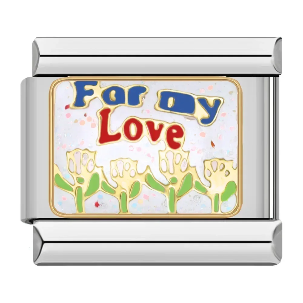 Family and Love Message Italian Charms - Image 36