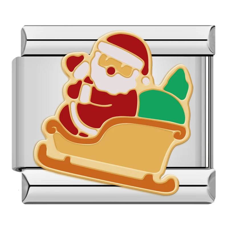 Christmas and Colourful Heart Italian Charms - Image 41