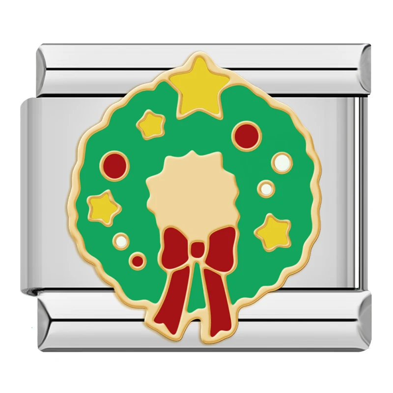 Christmas and Colourful Heart Italian Charms - Image 30