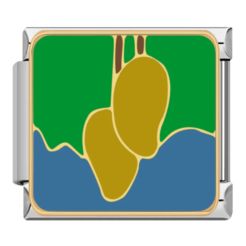 Painted Fruit and Plant Italian Charms - Image 16