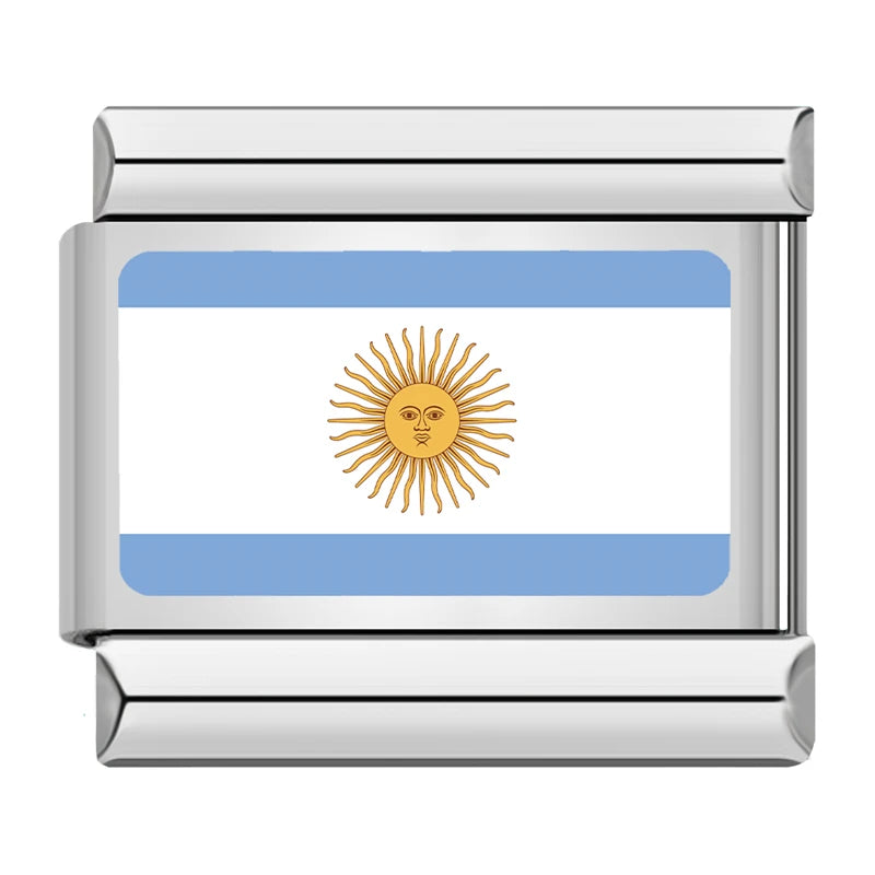 Argentina flag Italian charm