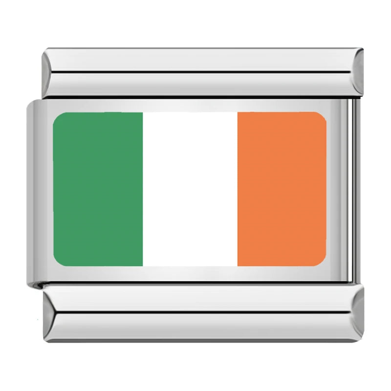 Ireland flag Italian charm
