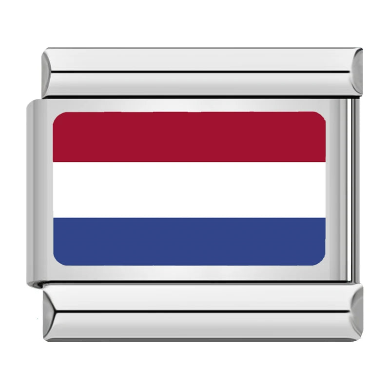 Netherlands flag Italian charm