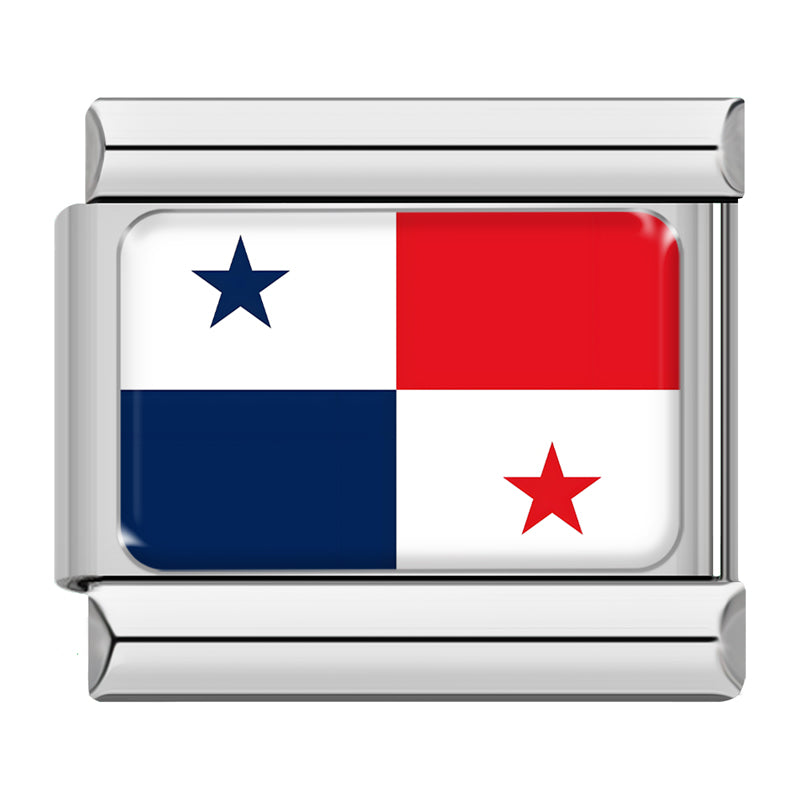 Panama flag Italian charm