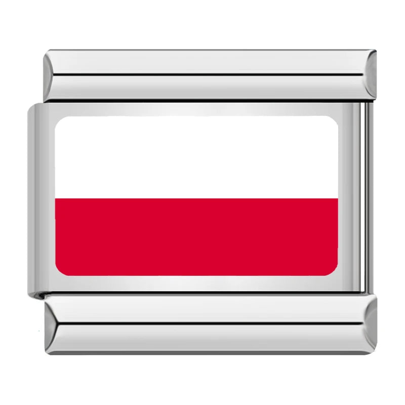 Poland flag Italian charm