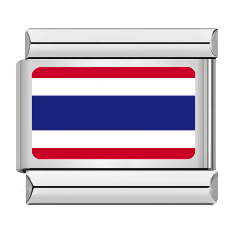 Thailand flag Italian charm
