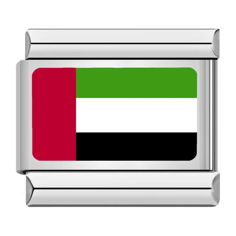 United Arab Emirates flag Italian charm