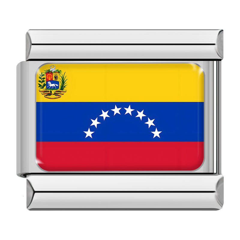Venezuela flag Italian charm