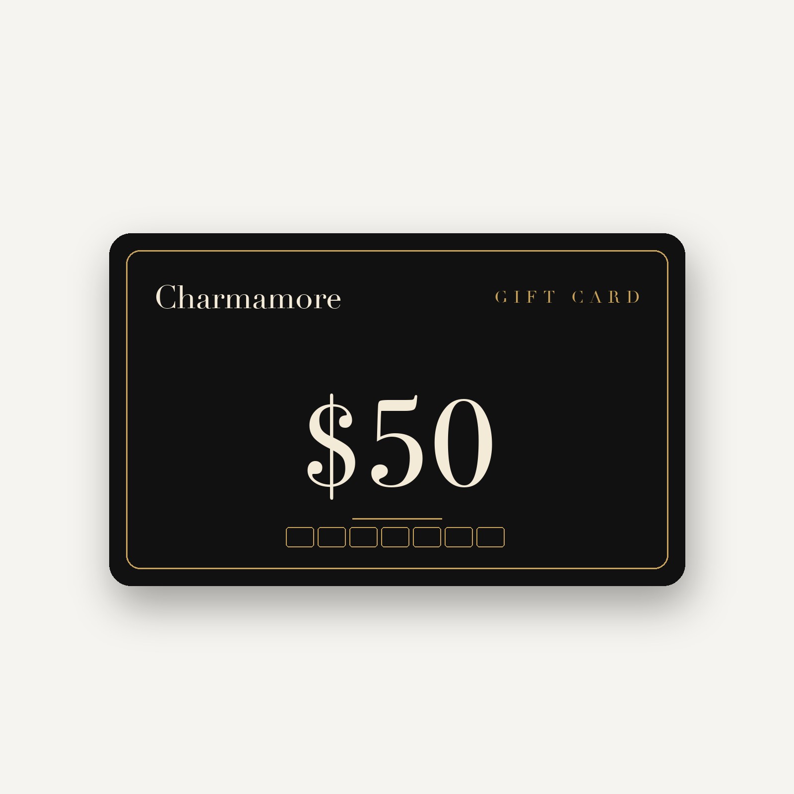 Charmamore $50 gift card