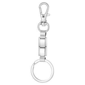italian charm keychain silver